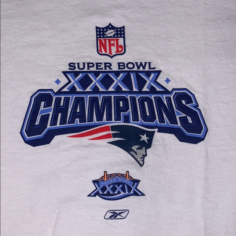 Vintage Super Bowl 35 New England Patriots Tee